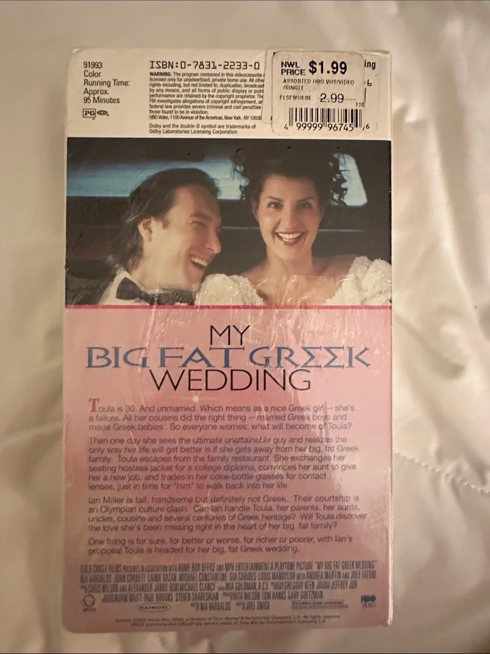 My Big Fat Greek Wedding VHS Movie Tape (NWT)